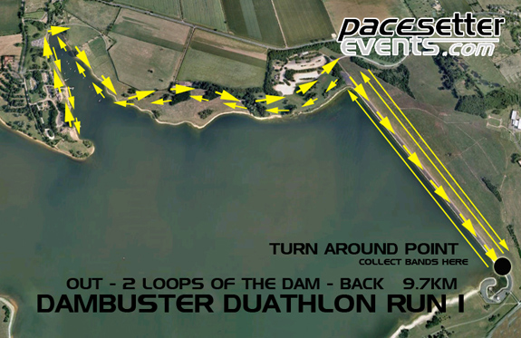 Dambuster Duathlon Run Route 1