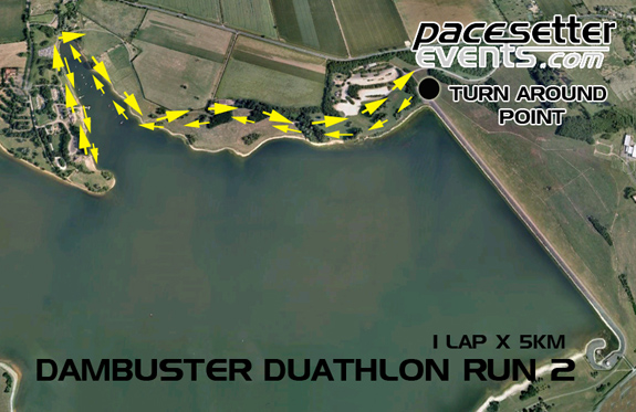 Dambuster Duathlon Run Route 2